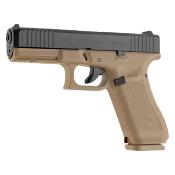 PISTOLET GLOCK 17 GEN5 FRENCH COYOTE 9mm PAK AVEC MALLETTE NOIRE