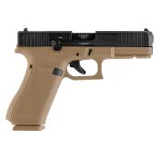 PISTOLET GLOCK 17 GEN5 FRENCH COYOTE 9mm PAK AVEC MALLETTE NOIRE