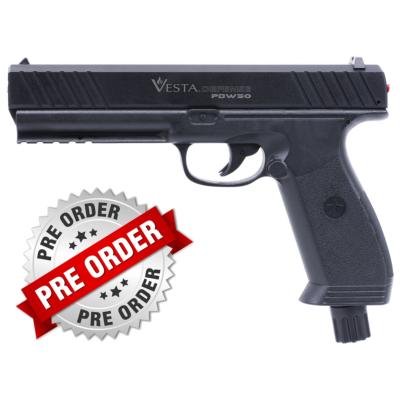 VESTA DEFENSE Semi-Auto CO2 12gr PDW 50 Cal .50 14J Max + 50 BBs Caoutchouc + 1 CO2 12g