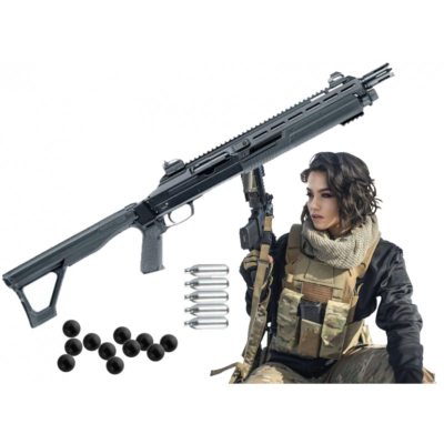 Pack fusil HDX 68 T4E CAL 68 - 16J avec 50 billes et 5 cartouches CO²