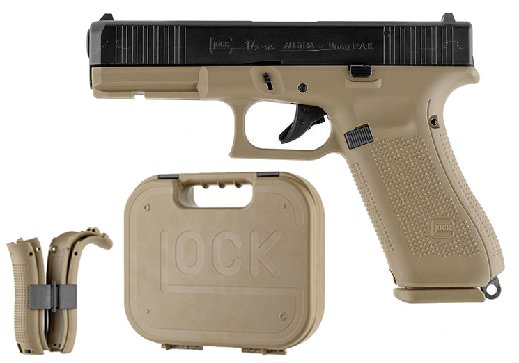 GLOCK 17 GEN5 FRENCH EDITION COYOTE 9mm PAK